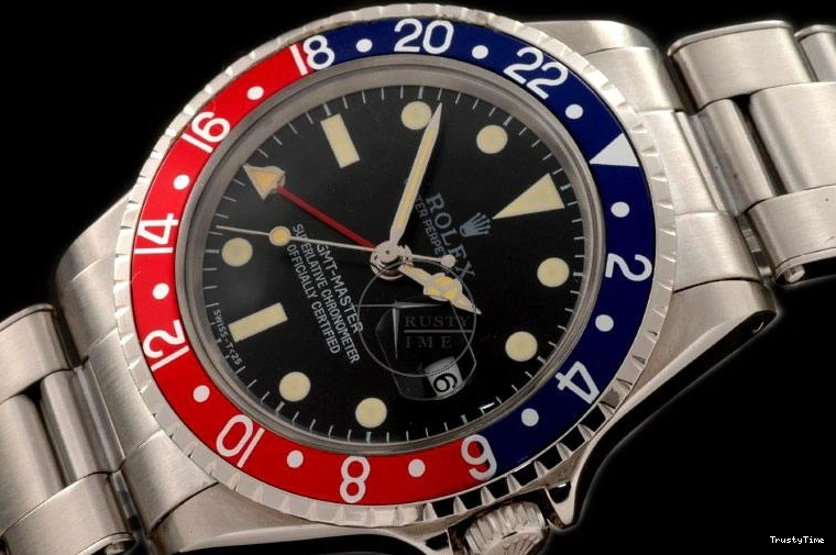 0911 Resilient ROLGMT016A – Vintage GMT SS Blue Red Bezel Swiss Eta 2836- 969
